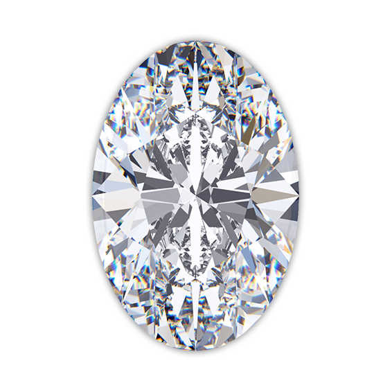 Oval 2.50 Carat D SI2 Diamond