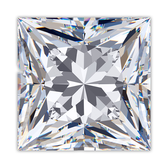 Princess 3.01 Carat I SI1 Diamond